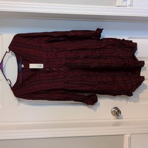 Francesca's Collections Burgundy Dress